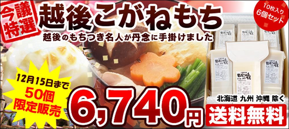 今議特選こがね餅