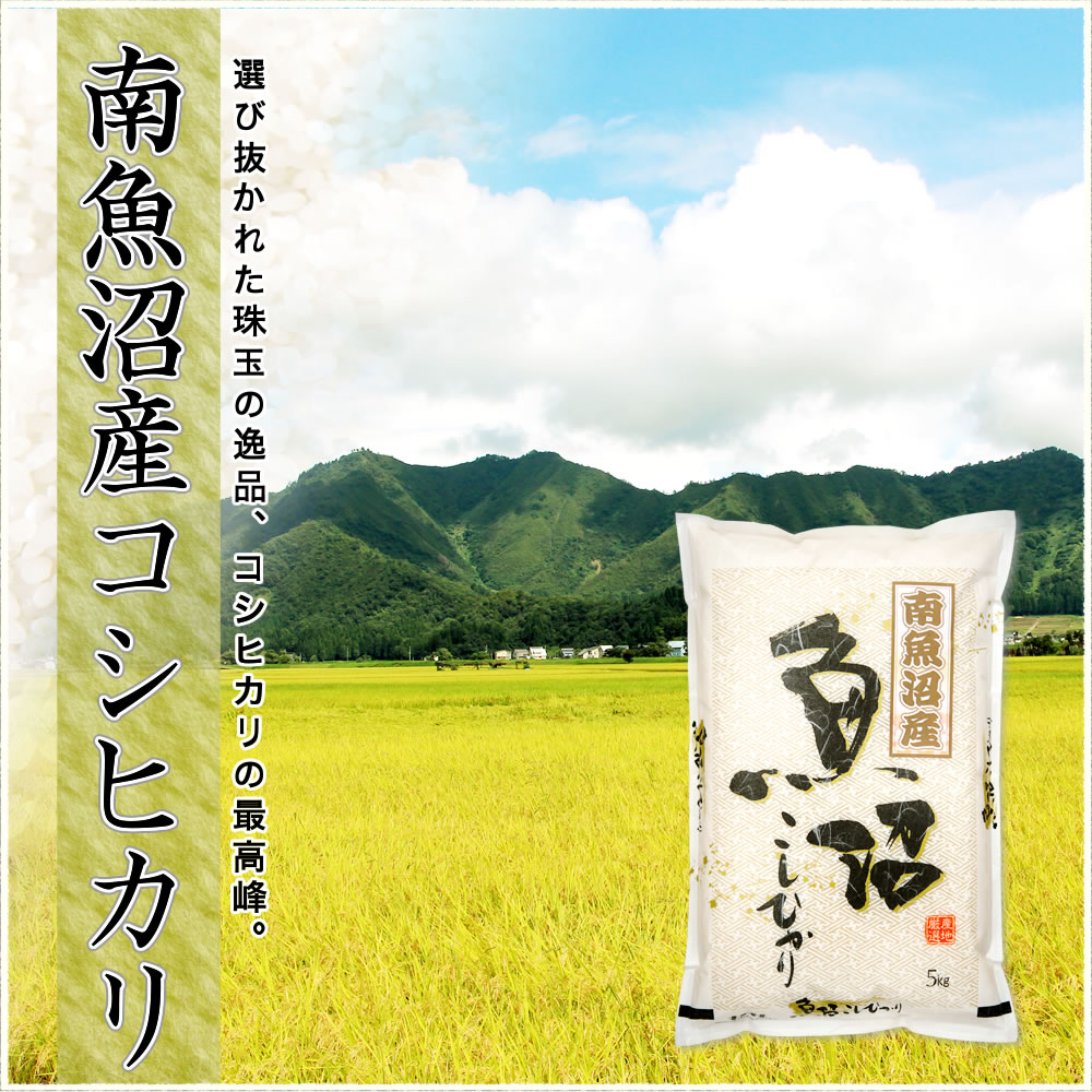 選びぬかれた珠玉の逸品、コシヒカリの最高峰　南魚沼産コシヒカリ
