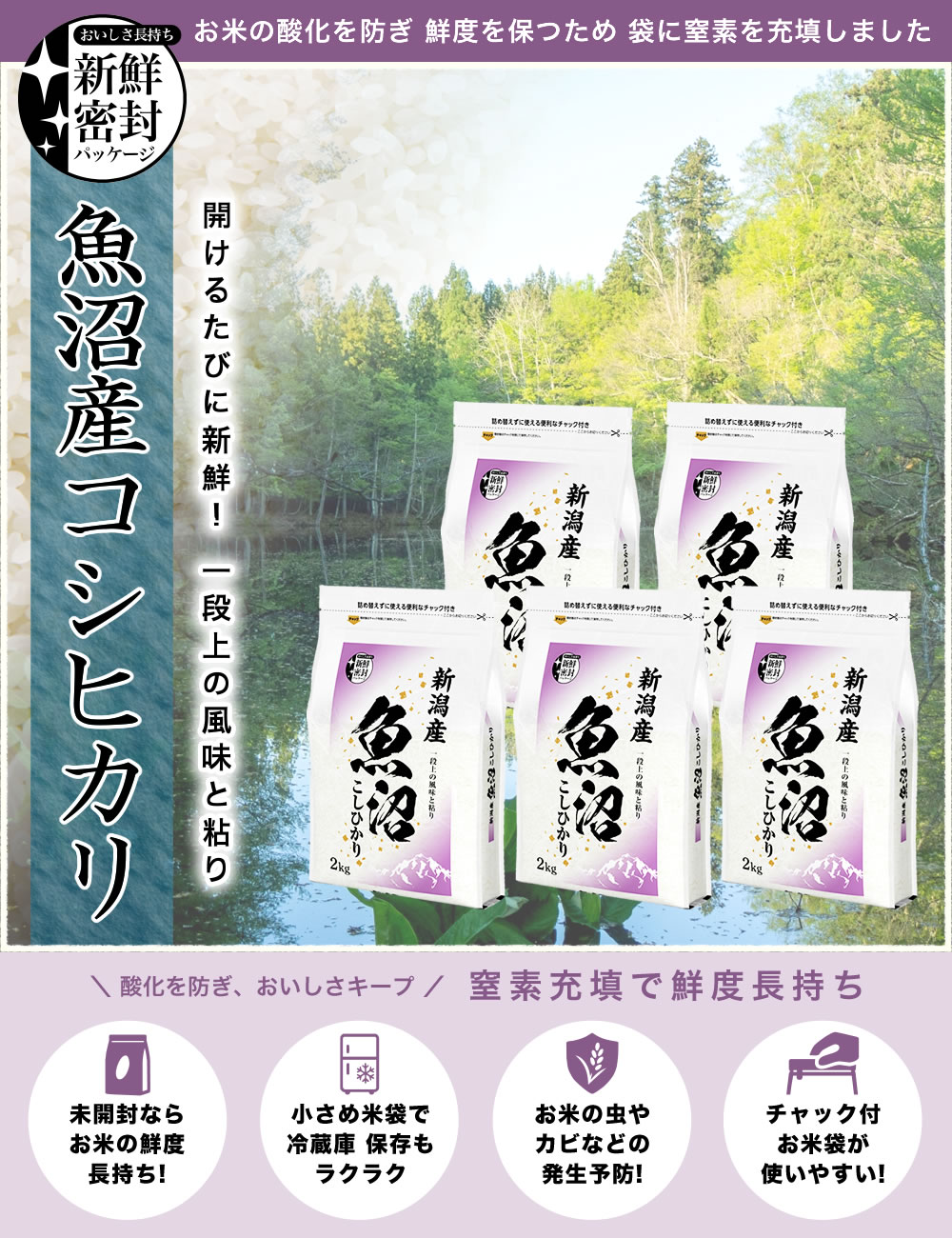 産地直送コシヒカリ